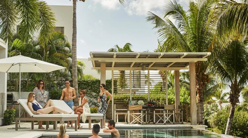 Four Bedroom Ocean View Villa Three King Beds and Two Queen Beds at Four Seasons Resort & Residences Anguilla