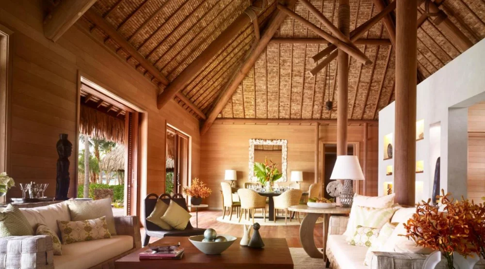 Two Bedroom Deluxe Beachfront Villa Estate at Four Seasons Resort Bora Bora