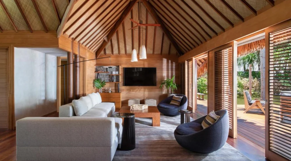 Three Bedroom Premier Beachfront Villa Estate at Four Seasons Resort Bora Bora