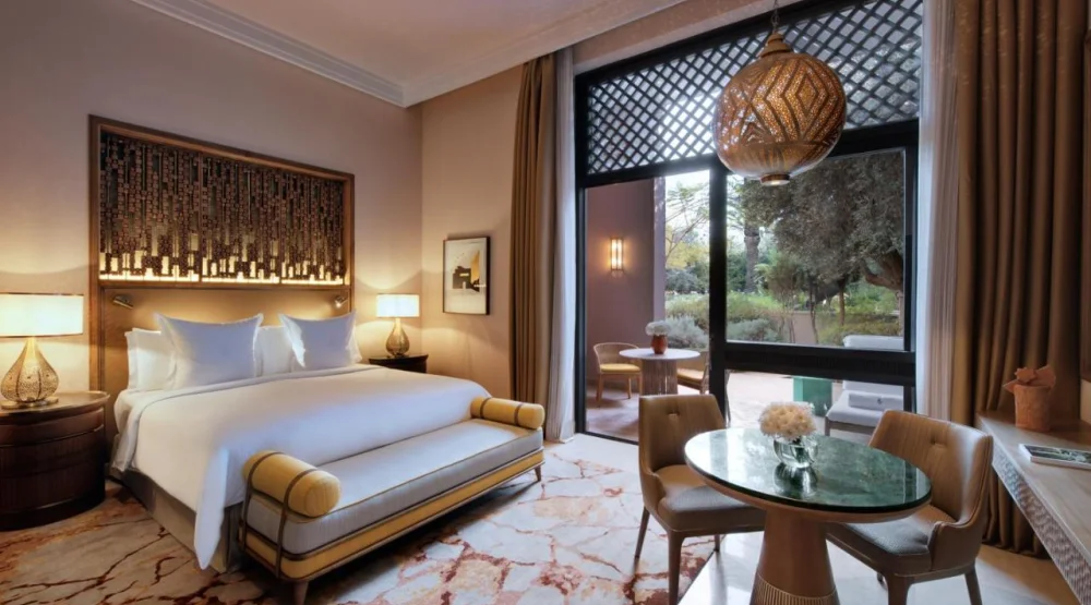 Garden Patio Room King Bed at Four Seasons Resort Marrakech