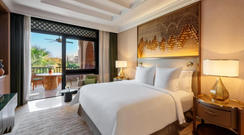 Pool View Terrace Suite King Bed at Four Seasons Resort Marrakech