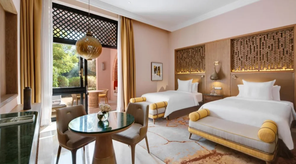 Garden Patio Room Two Twin Beds at Four Seasons Resort Marrakech