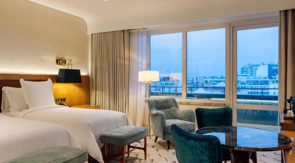 Premier City View Room Two Twin at Four Seasons Hotel Ritz Lisbon