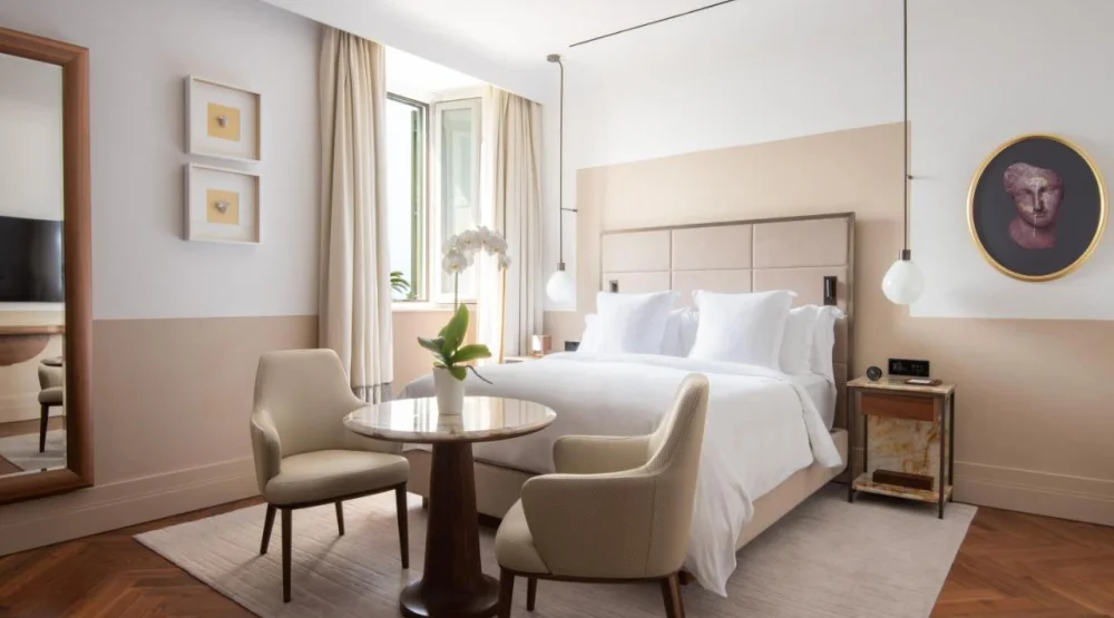 Sea View Deluxe King Room at San Domenico Palace Taormina, A Four Seasons Hotel