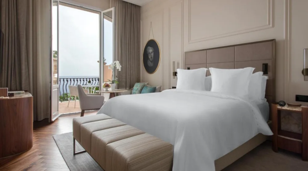 Sea View and Terrace  Premium King Room at San Domenico Palace Taormina, A Four Seasons Hotel