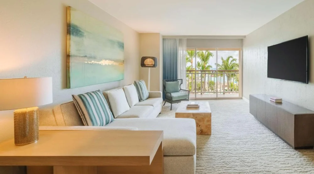 King Resort View Cayena Suite High Floor with Balcony at Hyatt Regency Aruba Resort & Casino