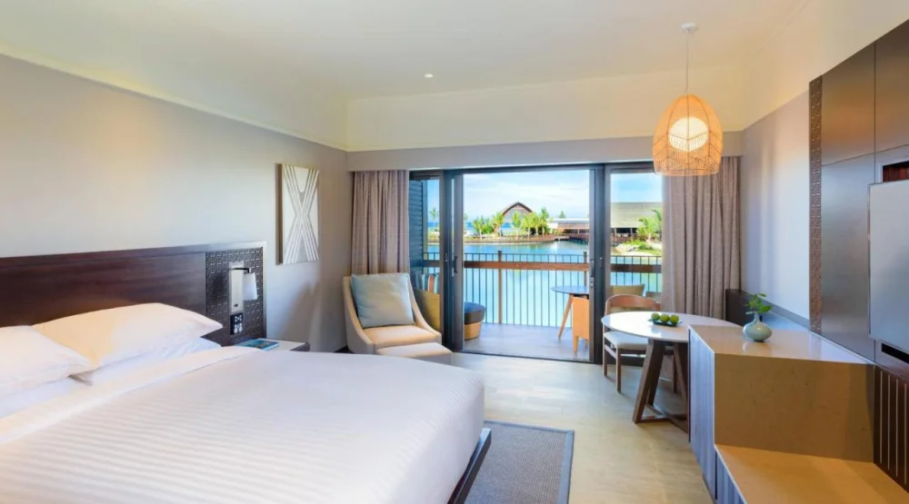 Lagoon Front, Guest Room, One King, Balcony at Fiji Marriott Resort Momi Bay