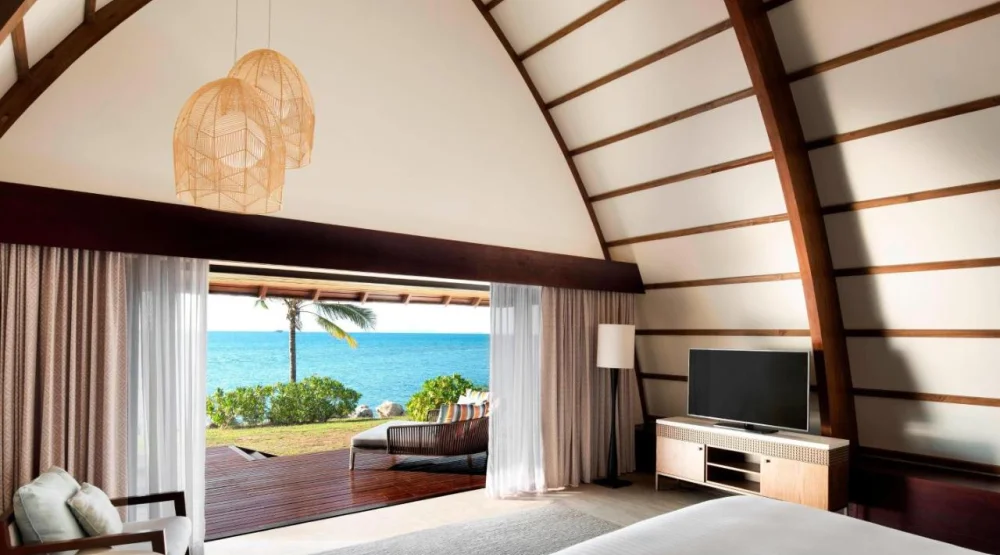 Royal Ocean Front Bure, Villa, One King, Terrace at Fiji Marriott Resort Momi Bay