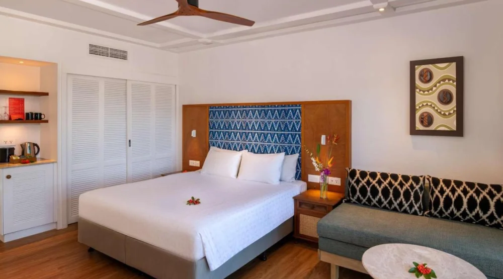 Resort View One King Bed at Outrigger Fiji Beach Resort