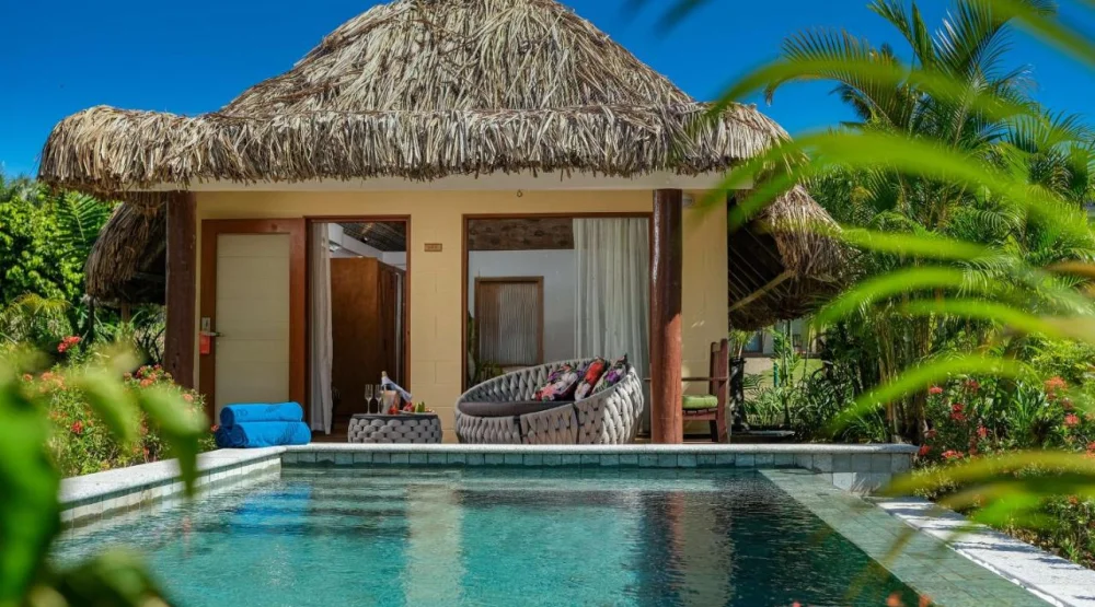 Plantation Bure with Private Pool One King Bed at Outrigger Fiji Beach Resort
