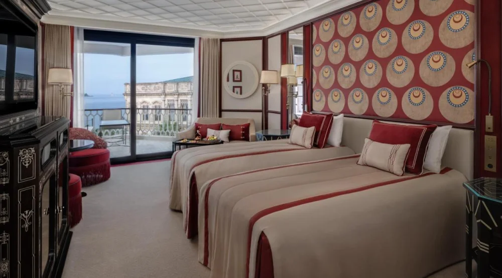 Ciragan Bosphorus View Twin Room at Ciragan Palace Kempinski Hotel