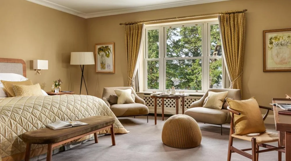 Deluxe Double Room at Sheen Falls Lodge