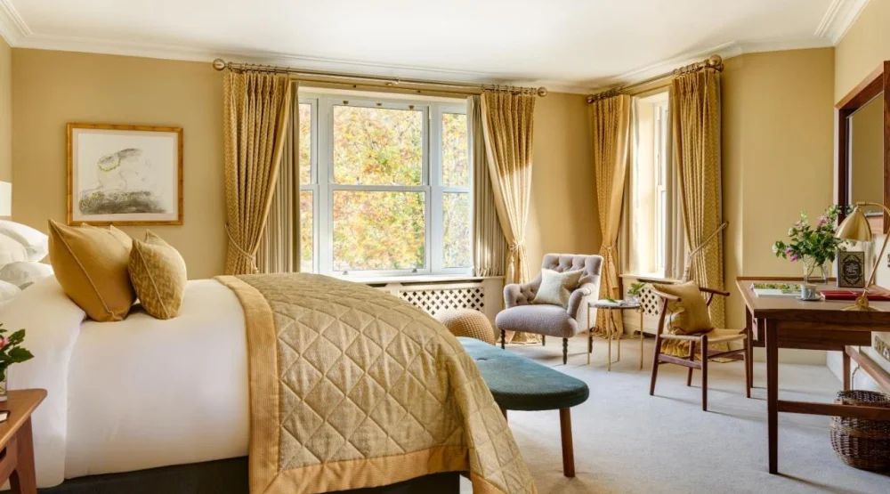 Suite with River View at Sheen Falls Lodge