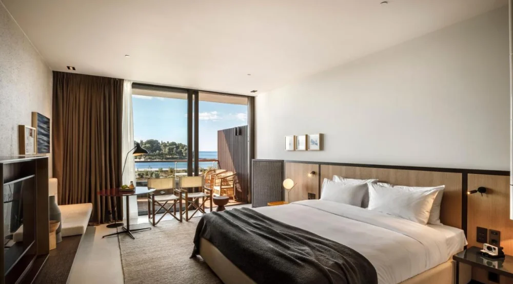 Premium Double Room with Sea View at Grand Park Hotel Rovinj By Maistra Collection