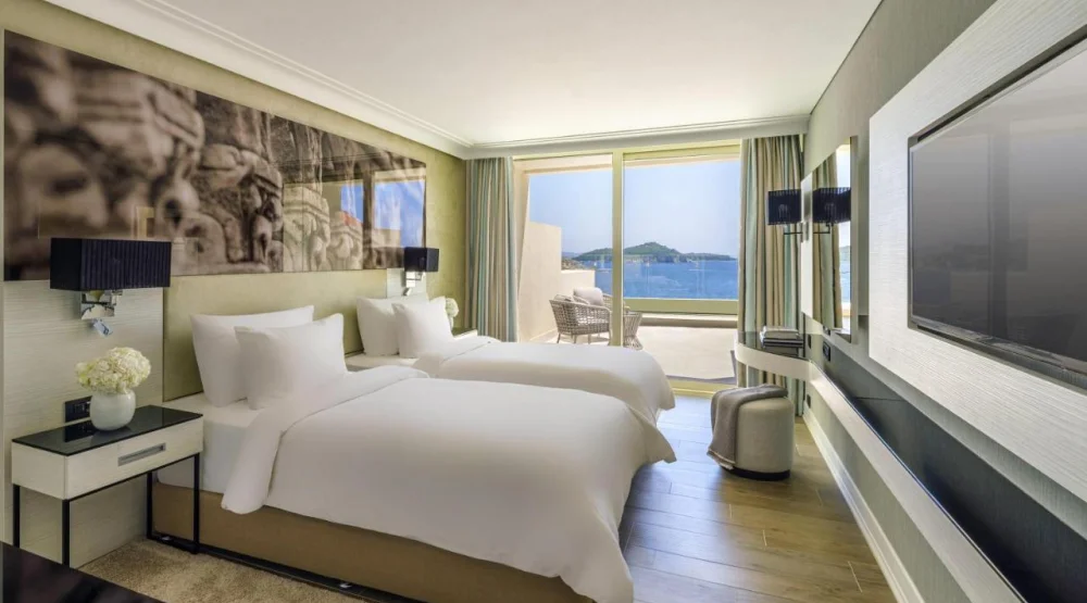 Superior Twin Room with Sea View at Rixos Premium Dubrovnik