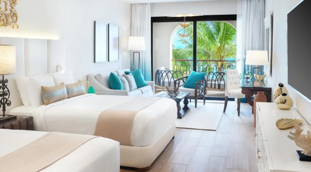 Luxury, Junior Suite, Two Queen, Garden View, Balcony at Sanctuary Cap Cana