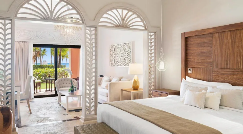 Junior Suite, One King, Beachfront, Balcony at Sanctuary Cap Cana