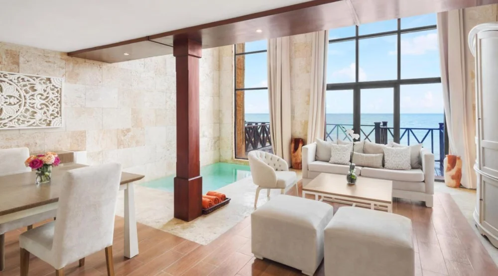 Castle, One Bedroom Suite, One King, Oceanside, Balcony at Sanctuary Cap Cana