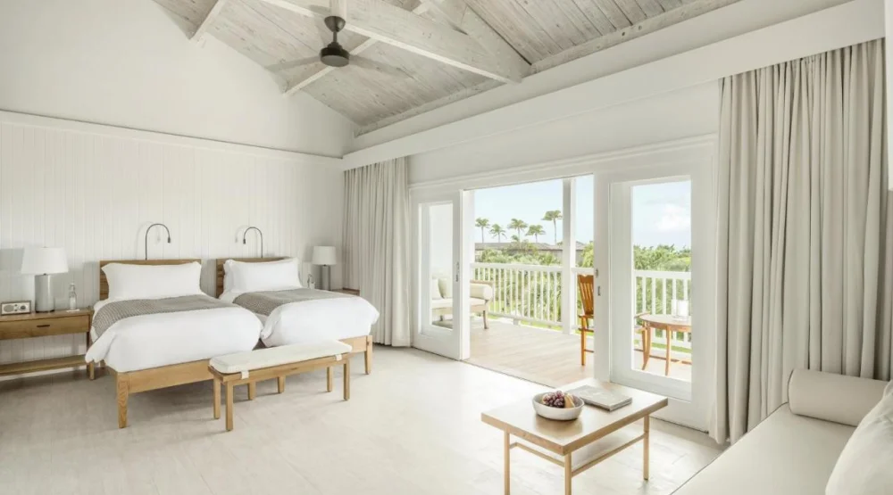 Garden View Twin Room at COMO Parrot Cay