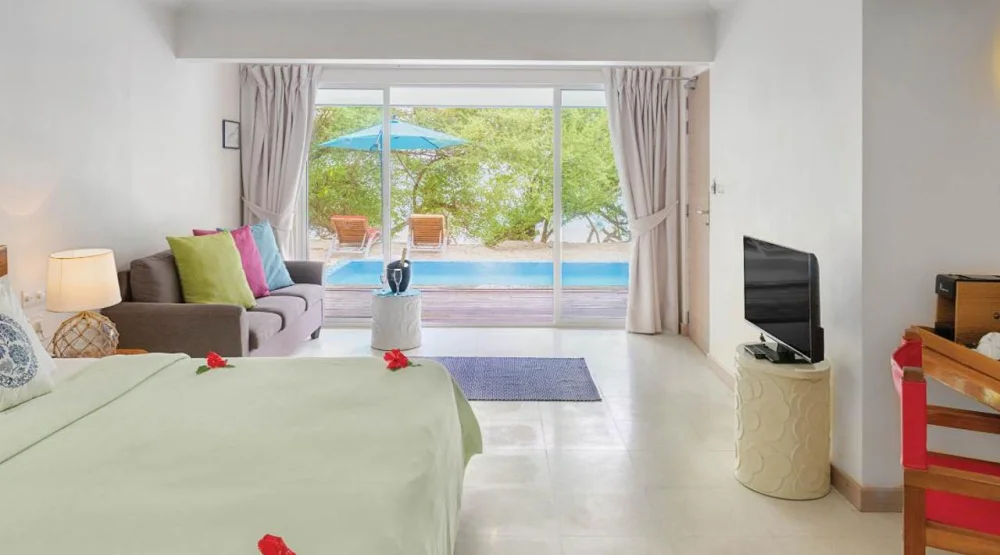 Two Bedroom Beach Suite with Pool at OBLU Nature Helengeli by Sentido