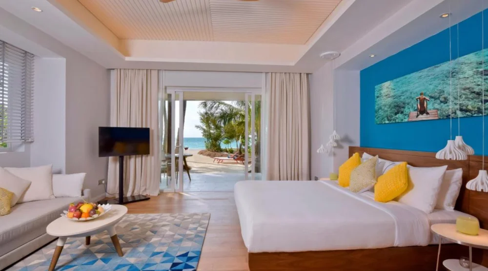 Beach Villa with Swirl Pool at Kandima Maldives