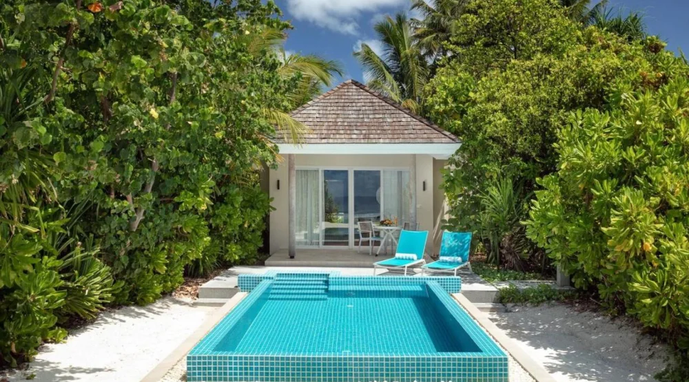 Sunset Beach Pool Villa with Swirl Pool at Kandima Maldives