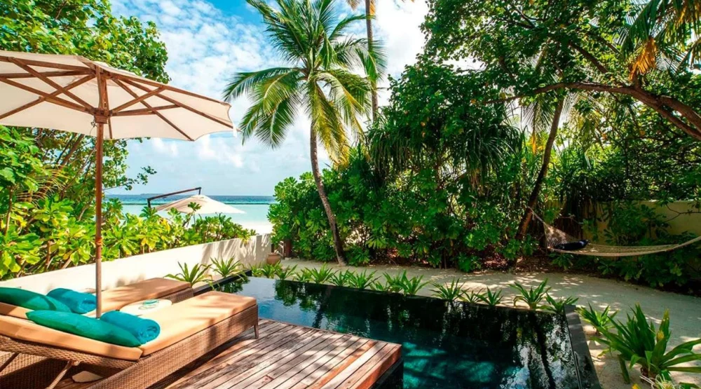 Family Beach Villa at Constance Halaveli