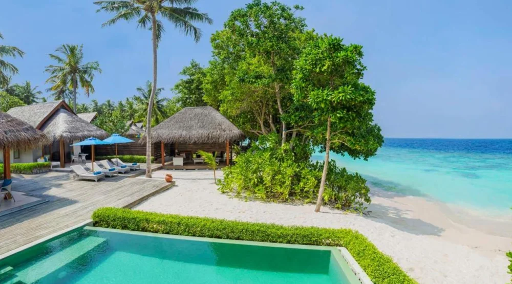 Two Bedrooms Beach Pool Villa at Dusit Thani Maldives