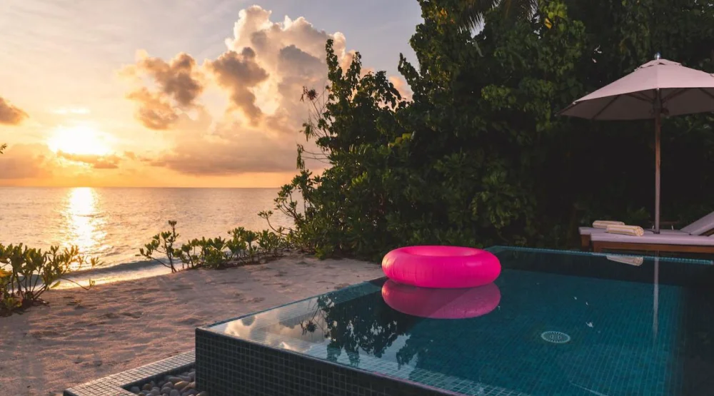 Ocean Beach Villa at The Standard Maldives Huruvalhi