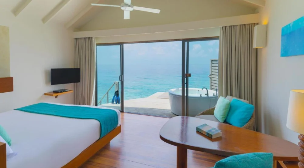 Overwater Villa with Swirl Pool at Centara Ras Fushi Resort & Spa