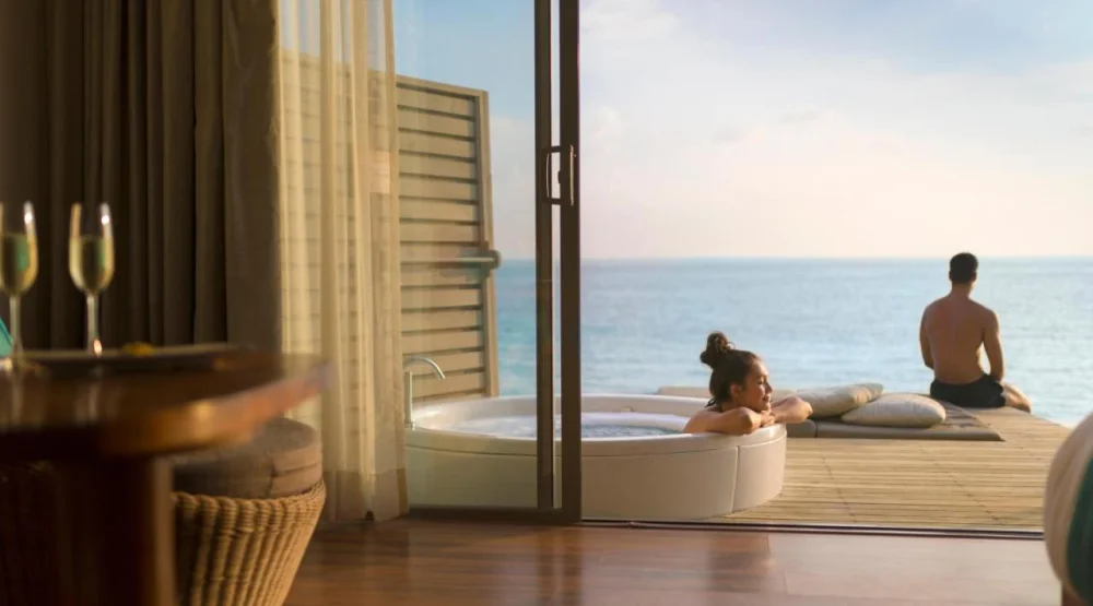 Sunset Overwater Villa with Swirl Pool King at Centara Ras Fushi Resort & Spa