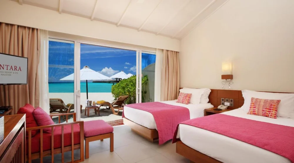 Lagoon View Beach Villa Twin at Centara Ras Fushi Resort & Spa