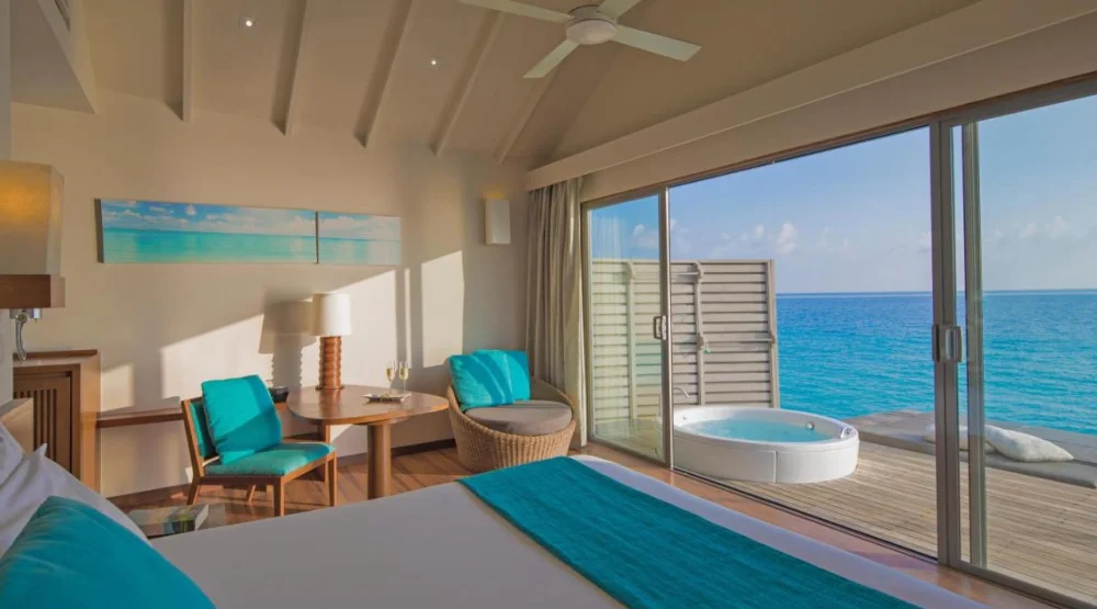 Sunset Overwater Villa with Swirl Pool Twin at Centara Ras Fushi Resort & Spa