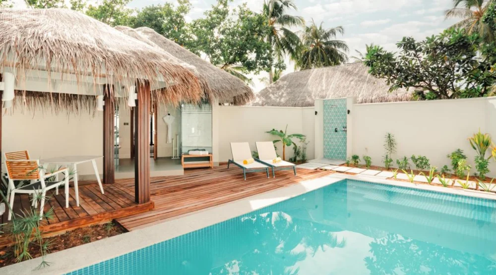 Beach Villa with Private Pool at Nova Maldives