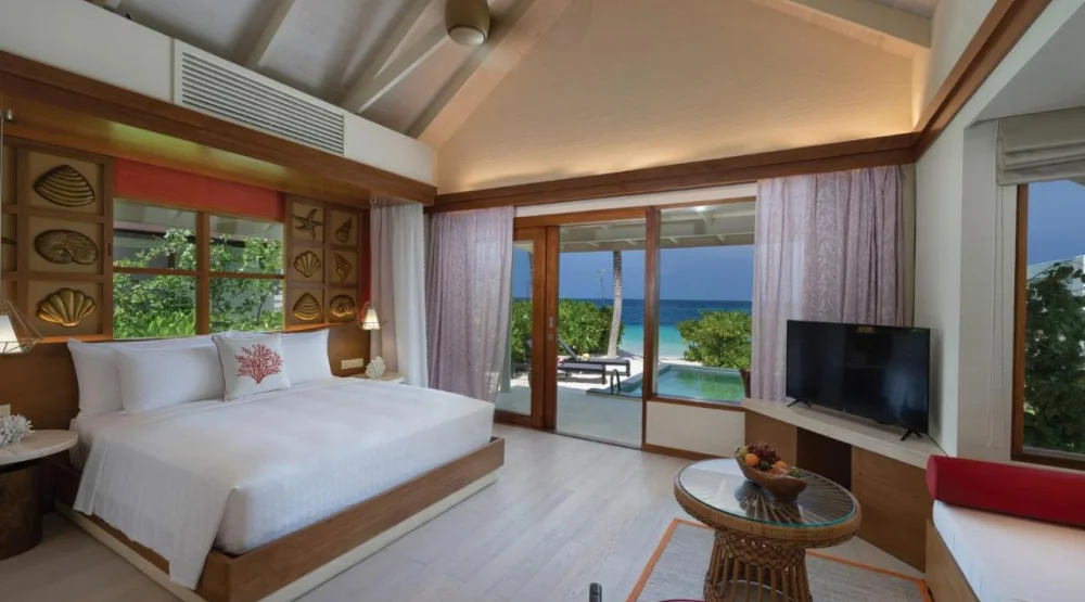 Beach Villa with Pool at OBLU Select Lobigili