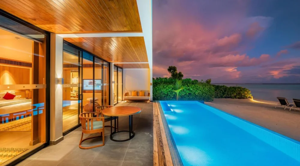 Two Bedroom Beach Residence with Private Pool at Kuda Villingili