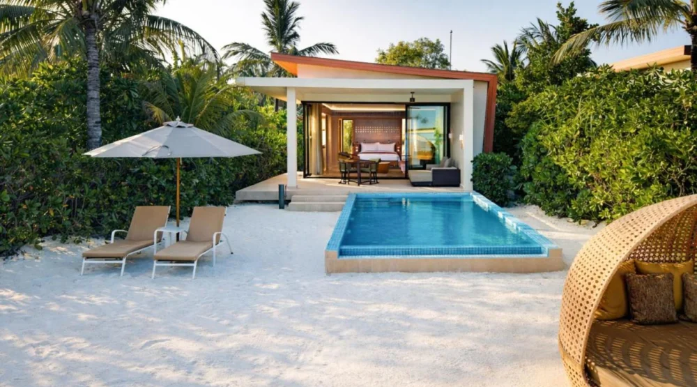 Sunrise Beach Villa with Private Pool at Kuda Villingili