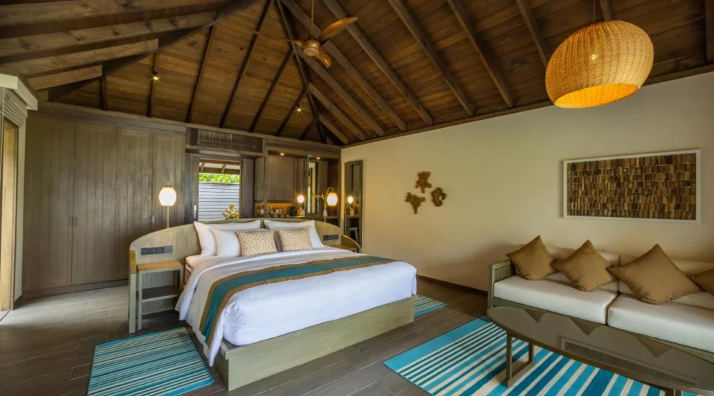 Dheru Beach Villa at Jawakara Islands Maldives