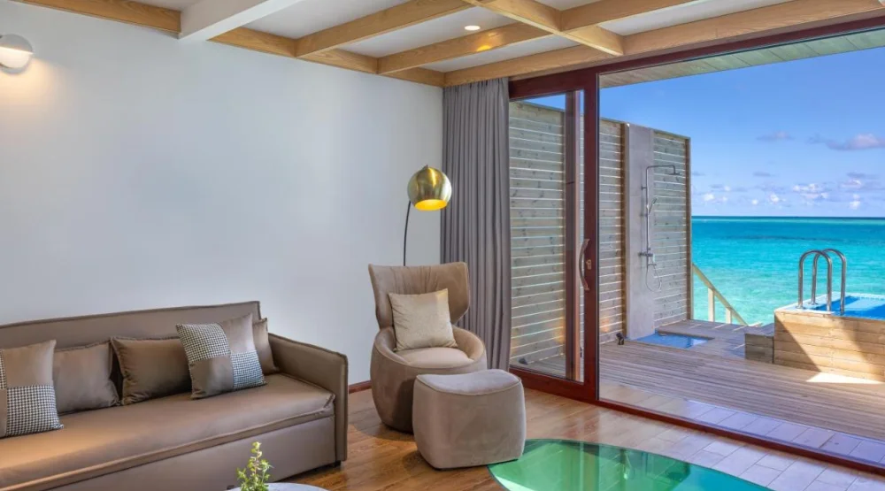 Duplex Overwater Villa with Private Pool at NOOE Maldives Kunaavashi