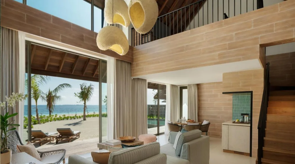 Beach Retreat with Pool at Six Senses Kanuhura