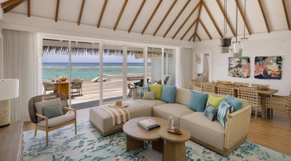 Two Bedroom Water Villa with Pool at Six Senses Kanuhura