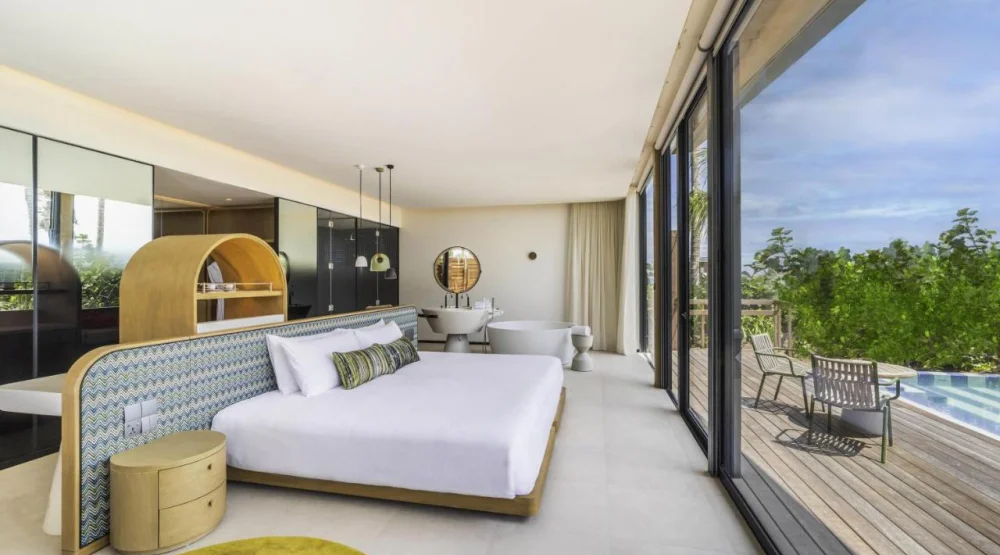 Family Beach Pool Villa with Capsule at SO Maldives