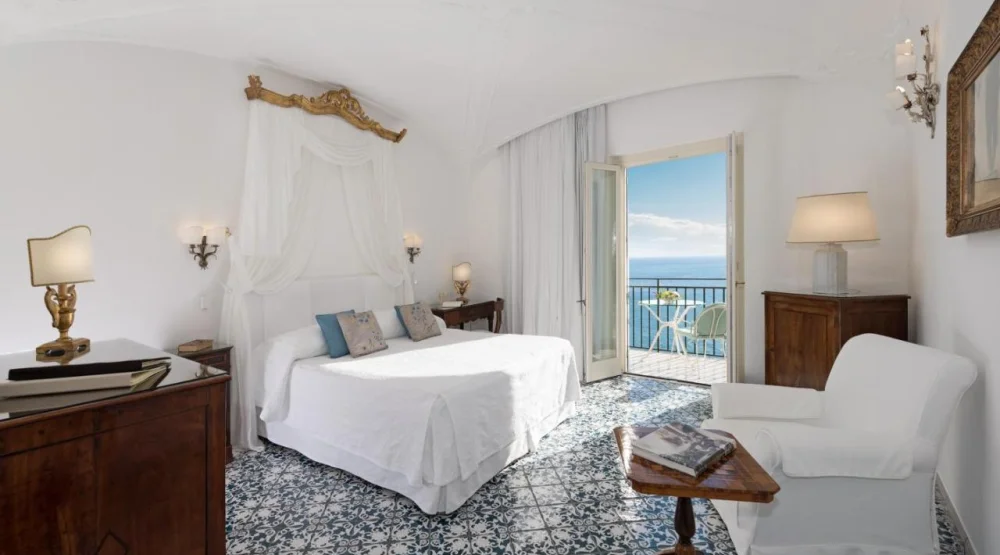 Deluxe Double Or Twin Room with Sea View at Santa Caterina Hotel