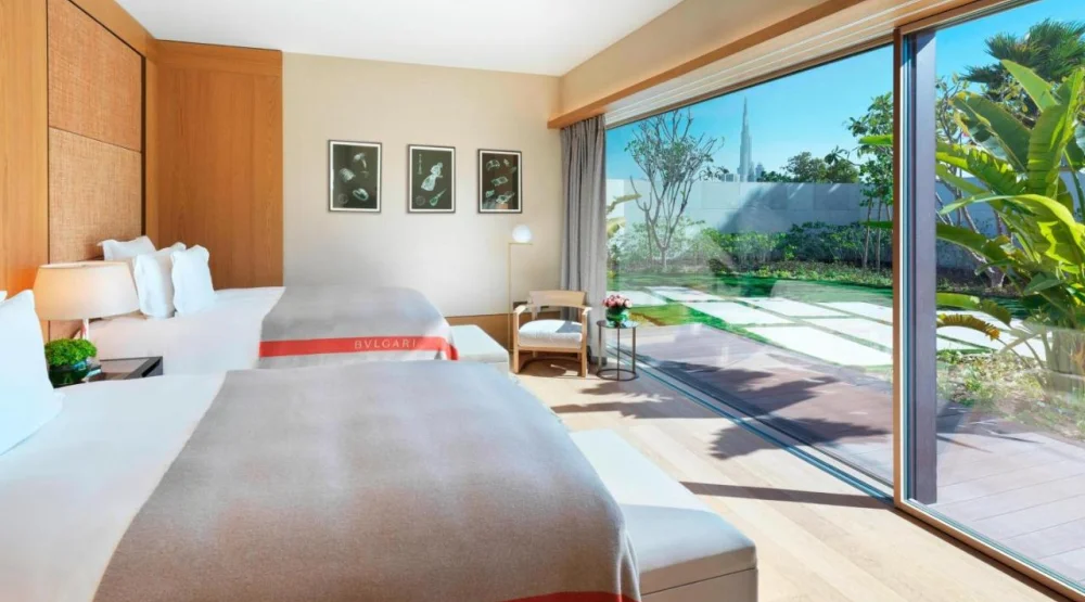Three Bedroom Pool Villa with Skyline View at Bvlgari Resort Dubai