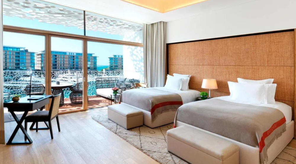 Superior Room with Two Queen Beds with Balcony at Bvlgari Resort Dubai