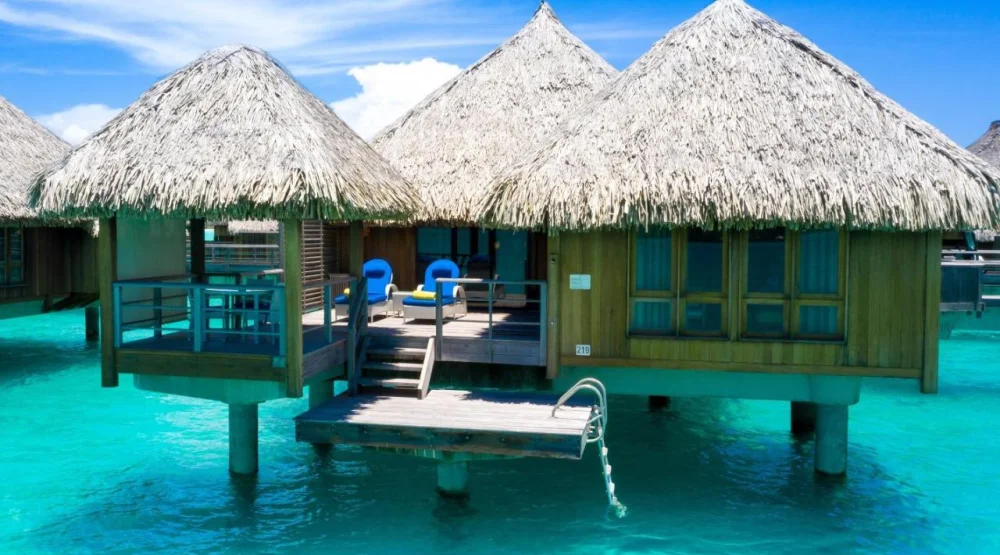 Overwater Deluxe Villa, Mt. Otemanu View at The St. Regis Bora Bora Resort