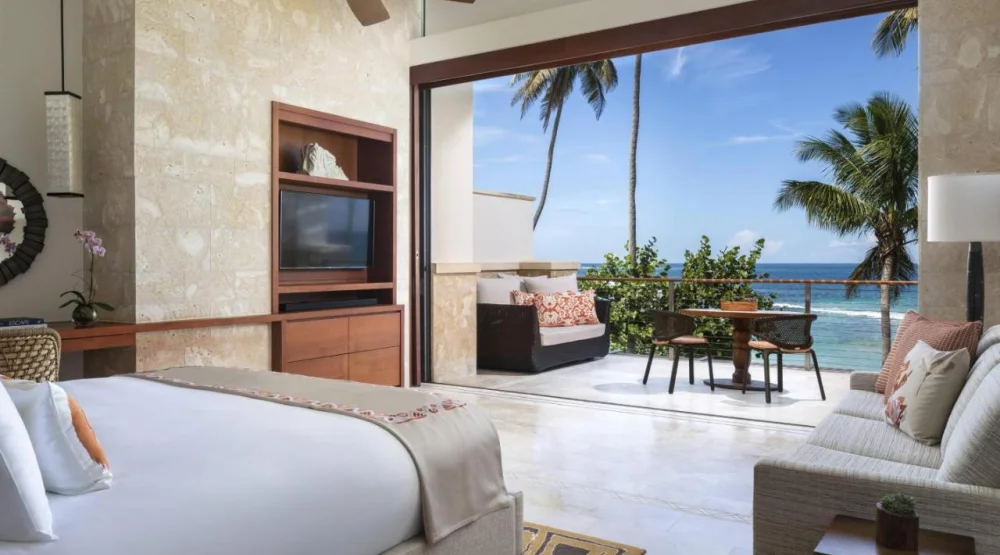 West Beach King Room with Balcony – Second Floor at Dorado Beach A Ritz-Carlton Reserve