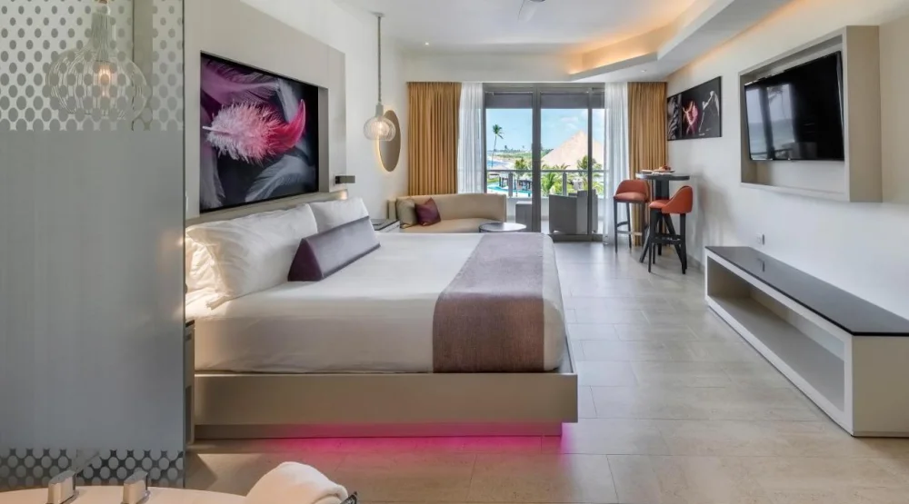 Luxury Junior Suite Ocean View Diamond Club at Royalton Chic Punta Cana