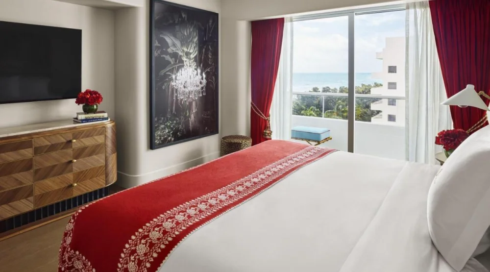 King Room with Partial Ocean View at Faena Hotel Miami Beach