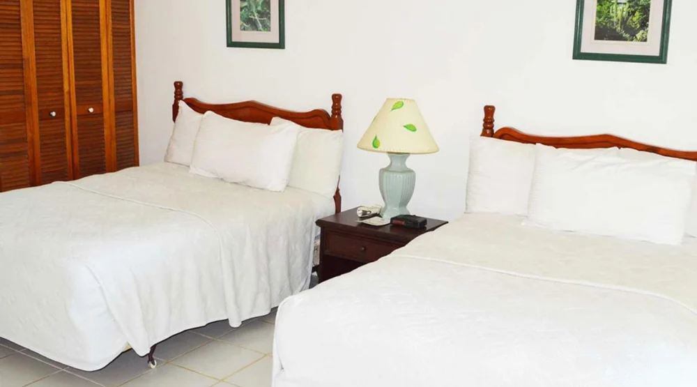 Deluxe Room with Two Double Beds at Oualie Beach Resort